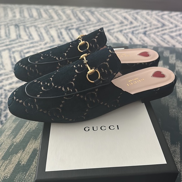 100% Authentic Gucci Princeton Mules - Picture 3 of 7